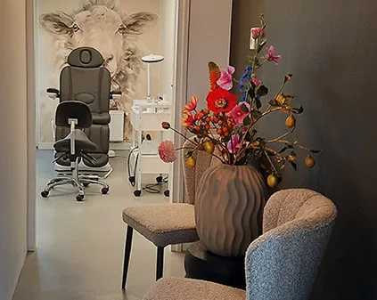 Wachtruimte pedicurepraktijk MP Erica